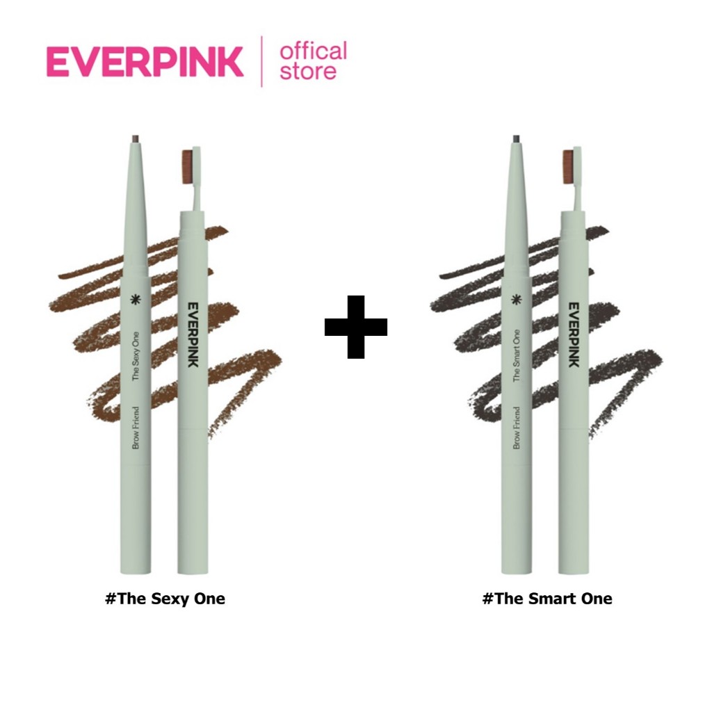 [ ซื้อคู่ถูกกว่า ] EVERPINK Brow Friend ดินสอเขียนคิ้ว กันน้ำ เนื้อนุ่ม เขียนสบาย 0.12g.