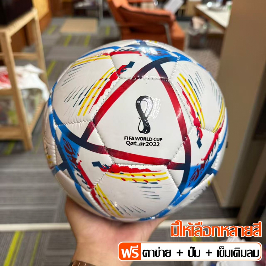Cobbe ลูกฟุตบอลเบอร์ 5 สำหรับฝึกซ้อมและแข่งขัน บอลออกกำลังกาย ยืดหยุ่นและทนทานต่อการใช้งาน มีหลายสีให้เลือก