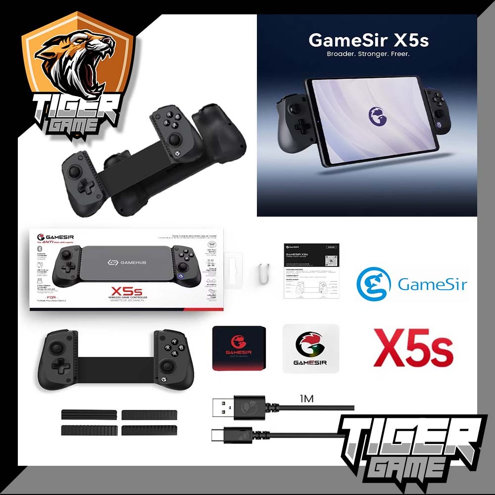 GameSir X5s Wireless Mobile Game Controller (จอยมือถือ Game Sir)(จอย I-Pad GameSir X5s wireless)
