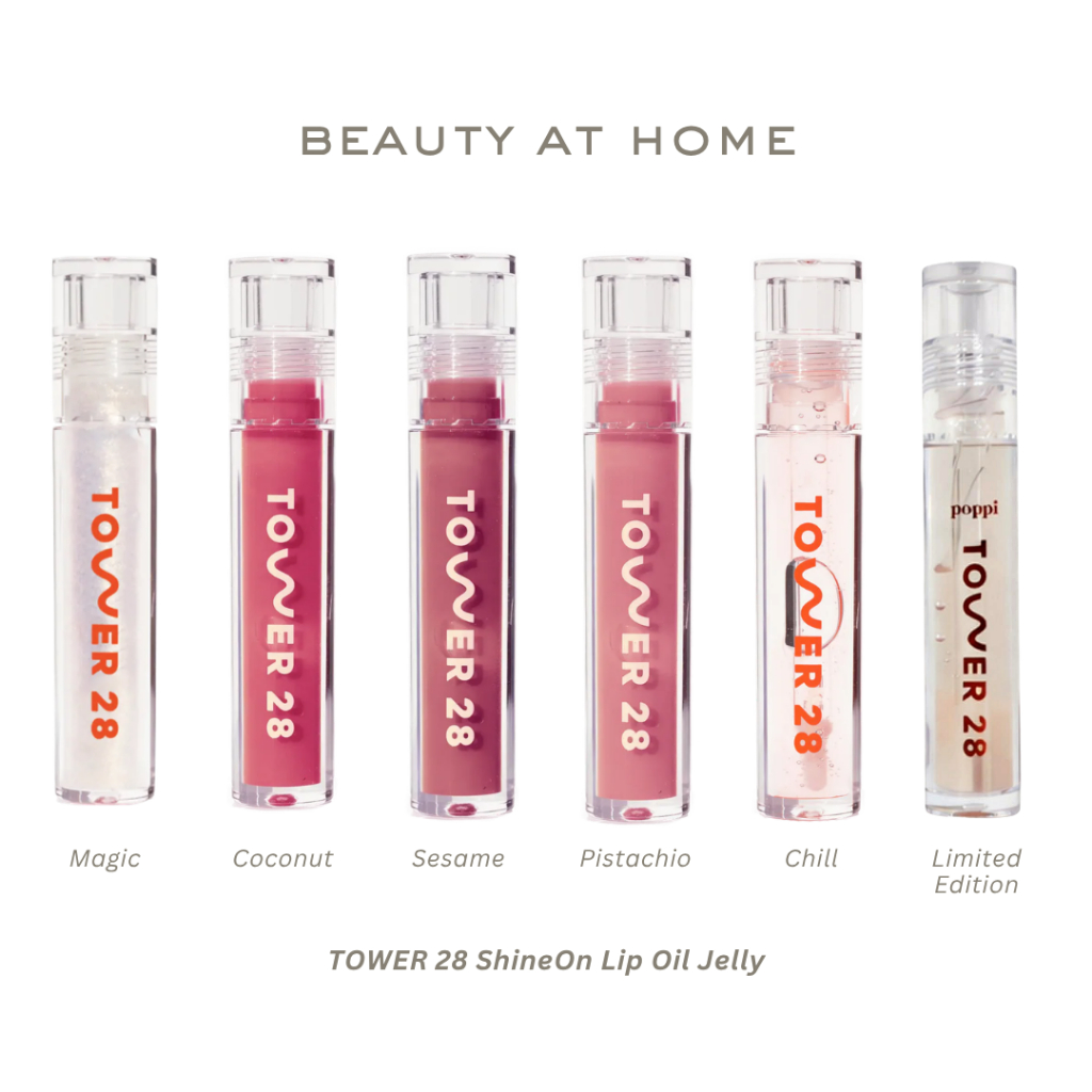 *พร้อมส่ง* TOWER 28 ShineOn Lip Jelly Gloss 3.9ml (CHOOSE ONE COLOR)