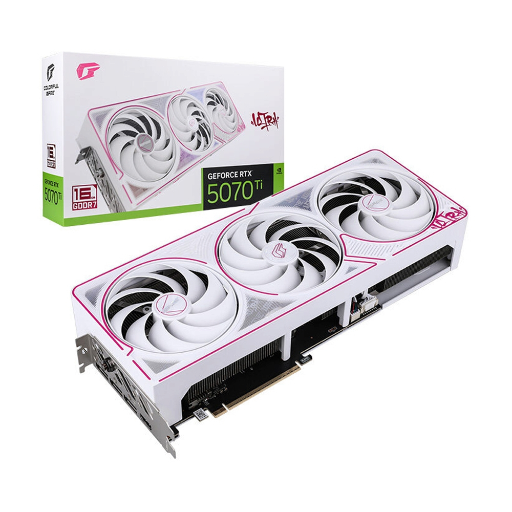 VGA การ์ดจอ COLORFUL IGAME GeForce RTX 5070 Ti ULTRA W OC 16GB