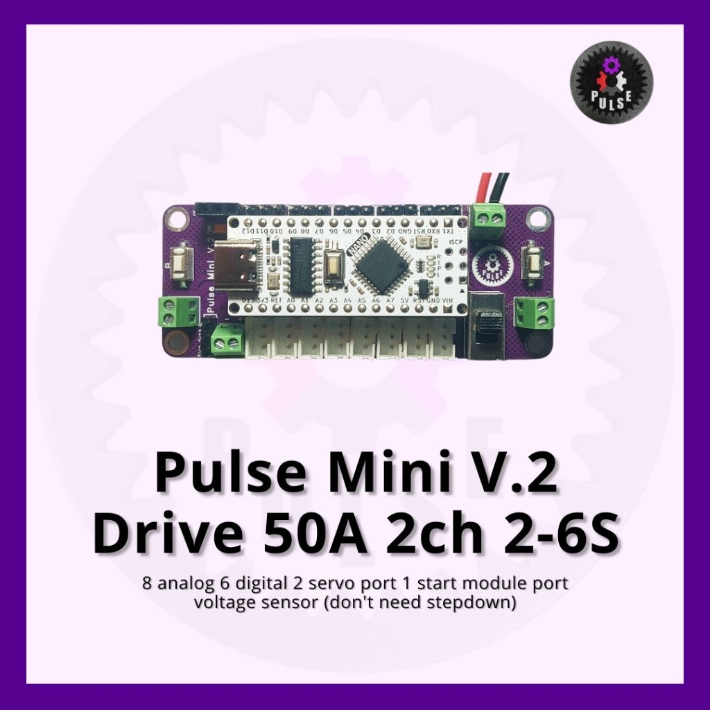Pulse Mini V.2 Drive 50A 2ch 2-6S