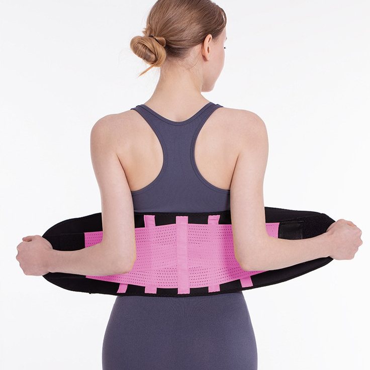 EVE-YOGA-805 เข็มขัดรัดเอวกระชับสัดส่วนลดน้ำหนัก เข็มขัดรัดเอวสำหรับออกกำลังกาย ล็อค 2 ชั้น แน่นแต่ไม่อึดอัด