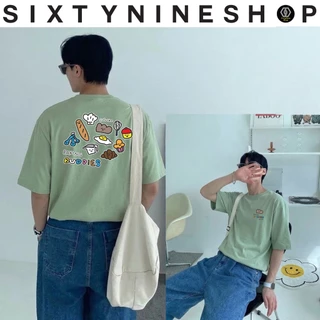 เสื้อยืดผ้าคอตตอน M-4XL พิมพ์ลาย " Baking Buddies " พร้อมส่ง