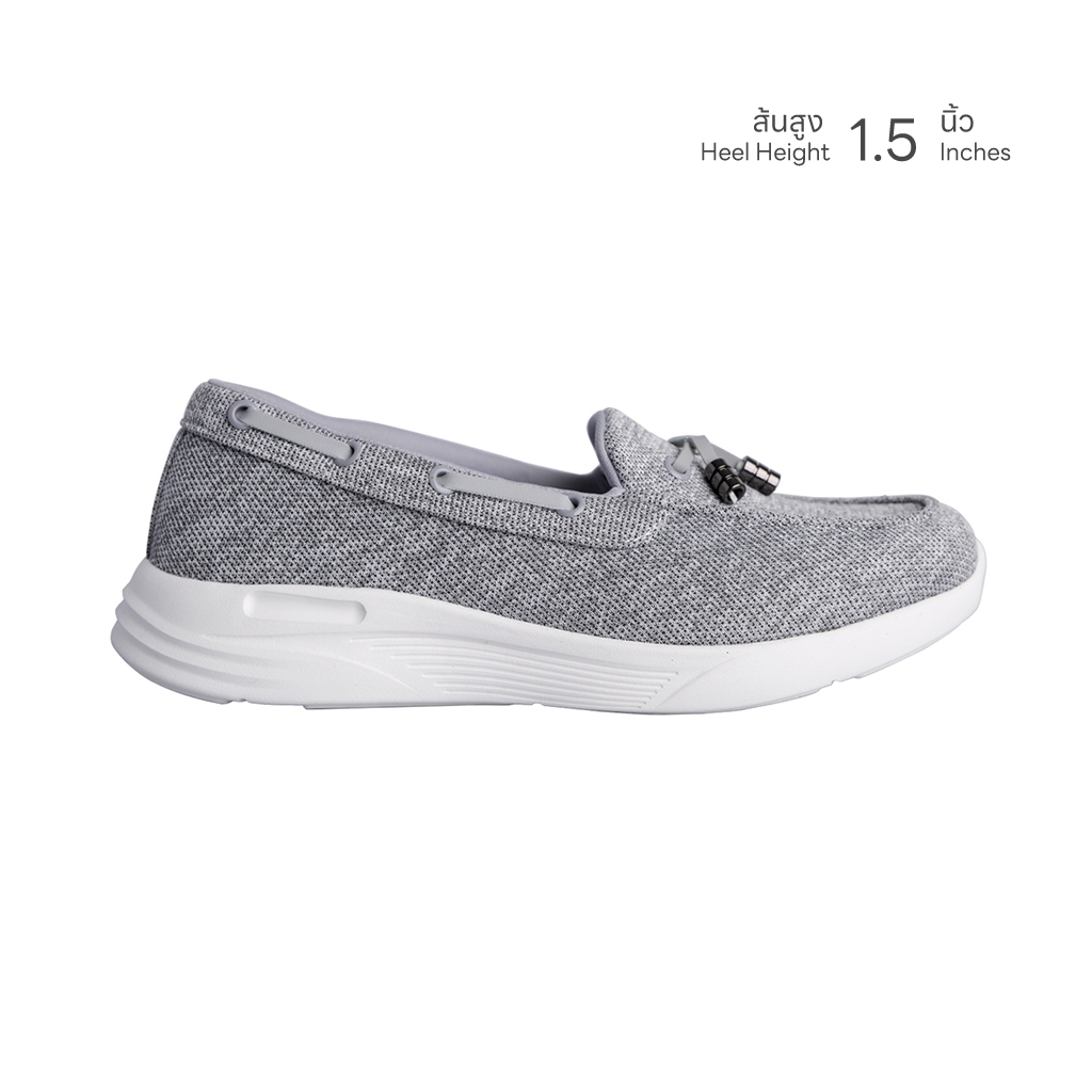 Villains SF MOCHA Loafer Sneakers รองเท้าผ้าใบผู้หญิง ส้นสูง 0.4"