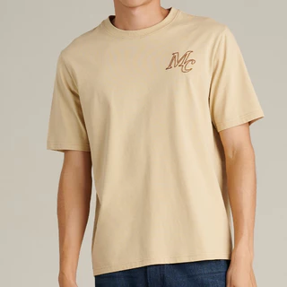 Mc JEANS (แม็คยีนส์) เสื้อยืดผู้ชาย เสื้อยืดแขนสั้น ทรงเรกูลาร์ Regular Fit T-Shirt มีให้เลือก 2 สี MTSZD56