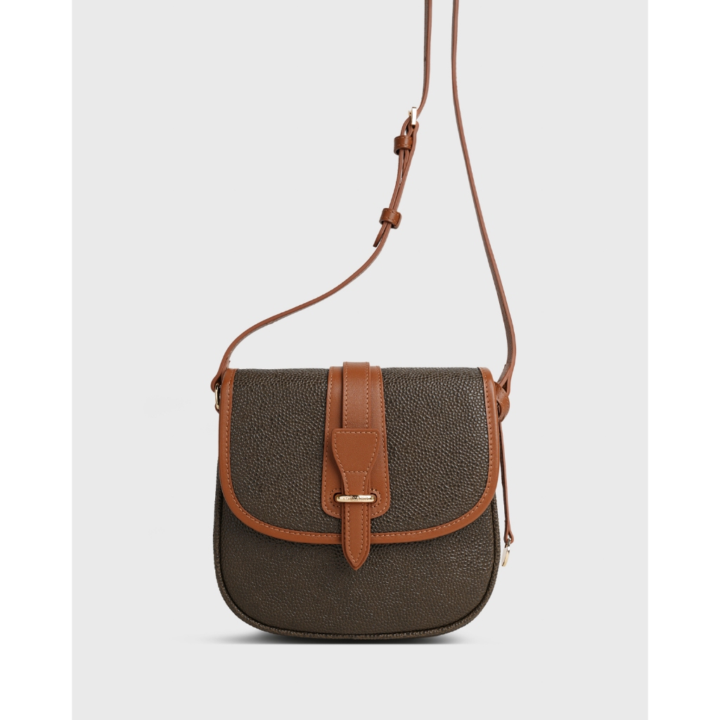 Tocco Toscano Heritage Saddle Bag กระเป๋าแฟชั่นหนังแท้ ทรงสวย ดีไซน์เรียบหรู พรีเมียม Unisex – โปรปัง