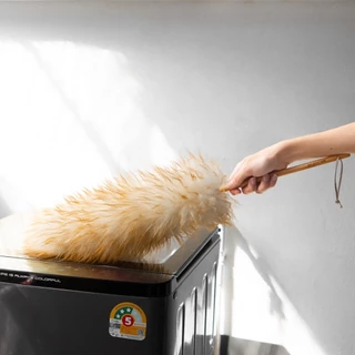 Munhome Wool Duster ไม้ปัดฝุ่นขนแกะแท้ 100% (พร้อมจัดส่ง‼️)