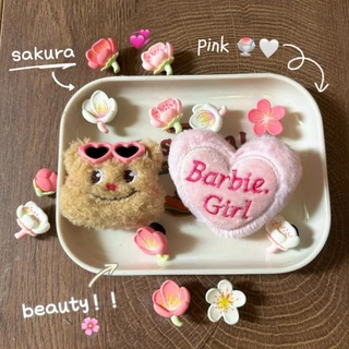 EX🧸ติวติดรองเท้า ติดกระเป๋ามีรู ตุ๊กตาตกแต่งรองเท้า หรูหรา แบบเซต มีหลายแบบ จิ๊บบิท น่ารัก ตัวติดรองเท้า DIY🧸