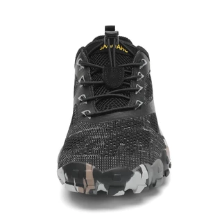 รองเท้ากีฬา​หน้ากว้าง​ Saguaro barefoot shoes เบาและระบายอากาศเยี่ยม Smart II สีดำลายพราง