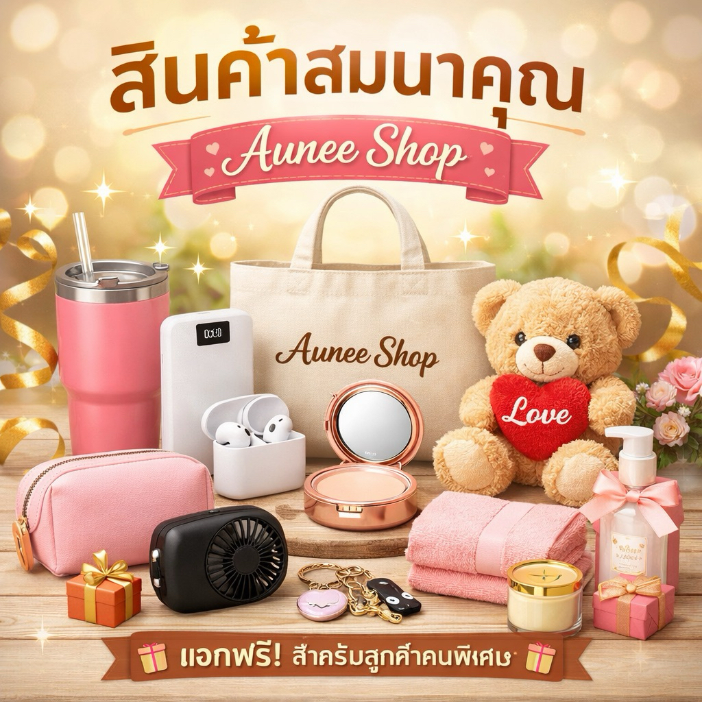 สินค้าสมนาคุณ ร้าน Aunee Shop