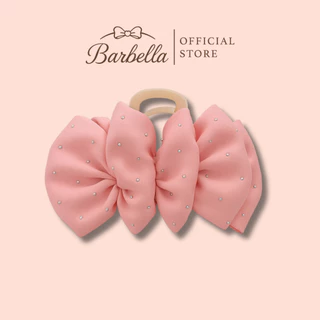 Barbella กิ๊บโบว์ติดผม ผ้าประดับกลิตเตอร์ สไตล์เรียบหรู รุ่น Lumiere (BB019)