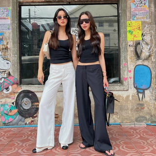 Pilita - Refined Pants กางเกงขายาวเอวต่ำ
