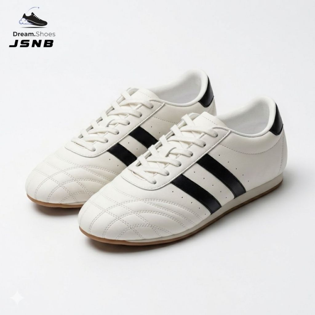 JSNB รองเท้าผ้าใบ Unisex ไซส์ใหญ่ 36-45 รองเท้าลำลอง พื้นนุ่ม น้ำหนักเบา ใส่สบาย เดินนานไม่เมื่อย แมตช์ง่าย [LN5510]
