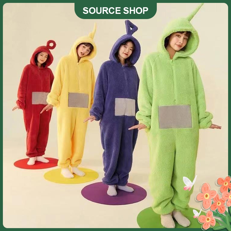📍ส่งจากไทย ชุดเทเลทับบี้ 🔥Teletubbies🔥 ครบไซน์ ครบสี ชุดนอนน่ารัก ชุดนอนสตรีไซส์ใหญ่ ชุดนอนปาร์ตี้ พร้อมส่ง COD