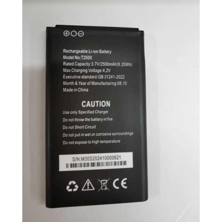 LTE 2 B Wifi T2500 New Battery 2500Mah