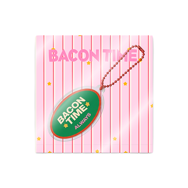 Bacon Time | BAC. Always Keychain พวงกุญแจ
