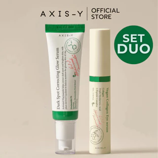 [SET] AXIS-Y Dark Spot Correcting Glow Serum+ AXIS-Y Vegan Collagen Eye Serum 10ml.