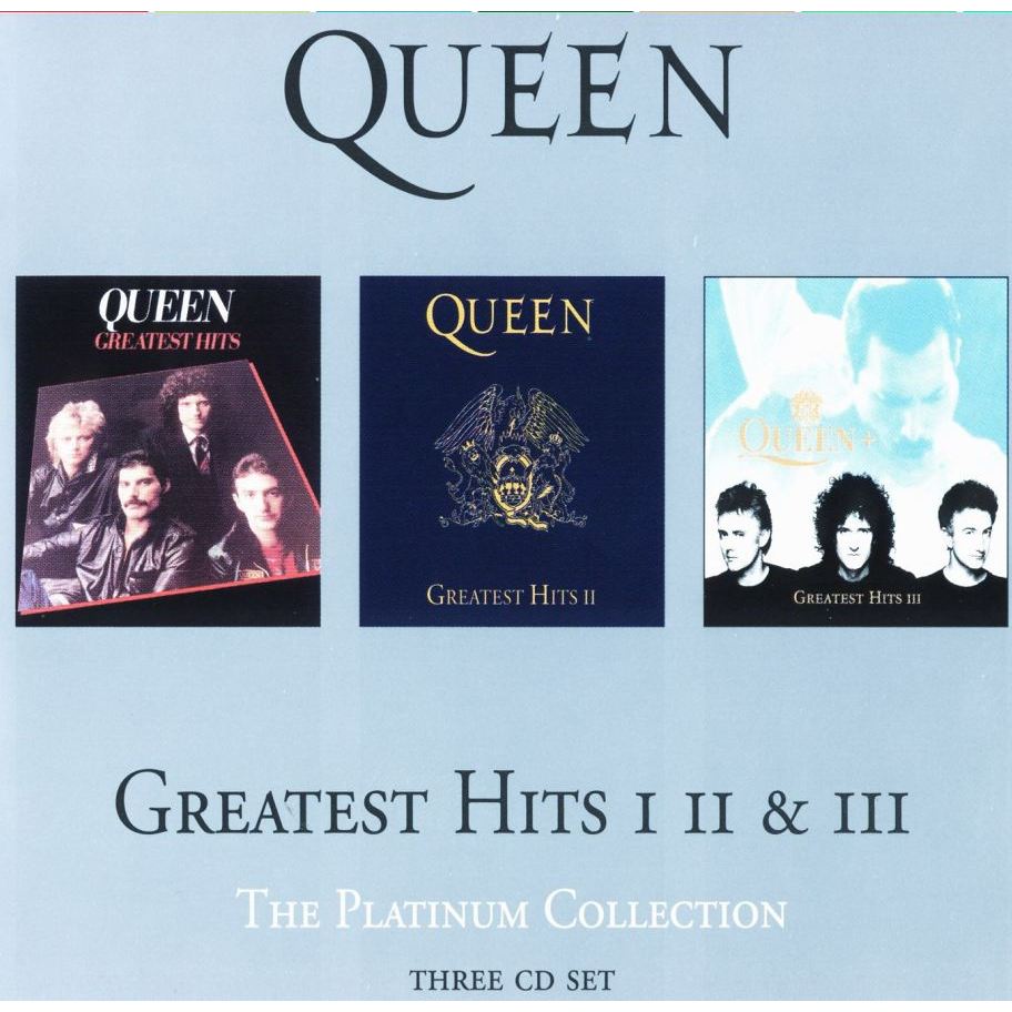 [ CD-MP3 , USB-MP3 ] อัลบั้ม รวมฮิต ของวง Queen Greatest Hits I, II & III [The Platinum Collection]