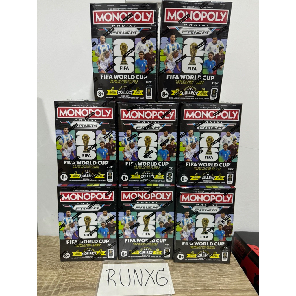 🚨พร้อมส่ง🚨 2026 Panini Prizm Monopoly FIFA World Cup Soccer Blaster Box