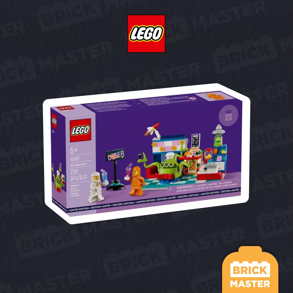 Lego 40687 GWP Alien Space Diner Space Orange Spacesuit (ของแท้)