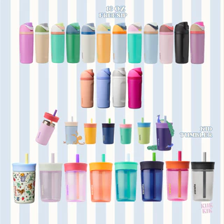 [Pre-order] Owala kids freesip 16oz Tumbler ใส Unicorn พร้อมส่ง, pretty politeพร้อมส่ง