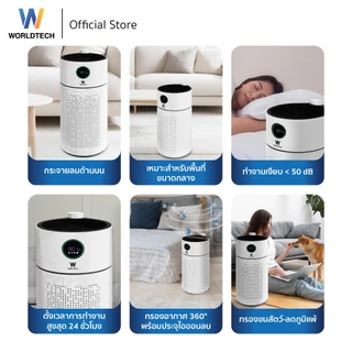 Worldtech เครื่องฟอกอากาศ PM2.5 Pet Care HEPA13 Air Purifier รุ่น WT-P110