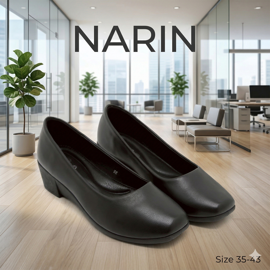 รองเท้า รุ่น NARIN (Rosie shoes) ไซส์ 35-43 รองเท้าใส่ทำงาน สวย รับน้ำหนักได้เยอะ