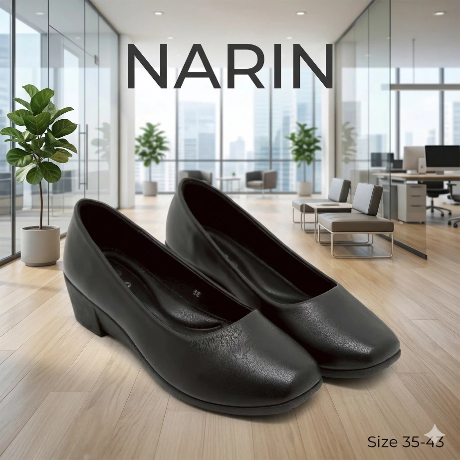 รองเท้า รุ่น NARIN (Rosie shoes) ไซส์ 35-43 รองเท้าใส่ทำงาน สวย รับน้ำหนักได้เยอะ