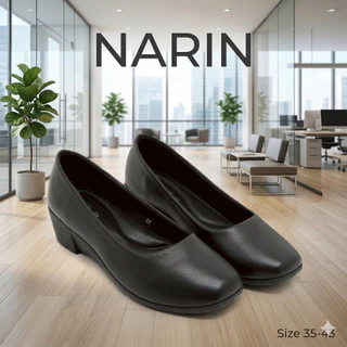 รองเท้า รุ่น NARIN (Rosie shoes) ไซส์ 35-43 รองเท้าใส่ทำงาน สวย รับน้ำหนักได้เยอะ