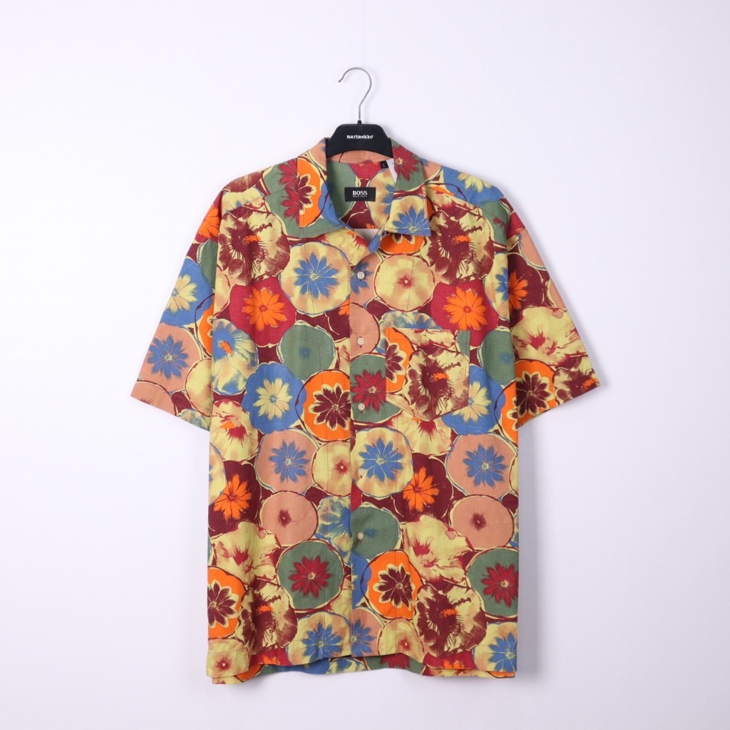เสื้อเชิ้ต Shirt BOSS ของแท้ 100% สภาพใหม่ Premium [BOSS L-XL 26/31.5] | MOPOKO
