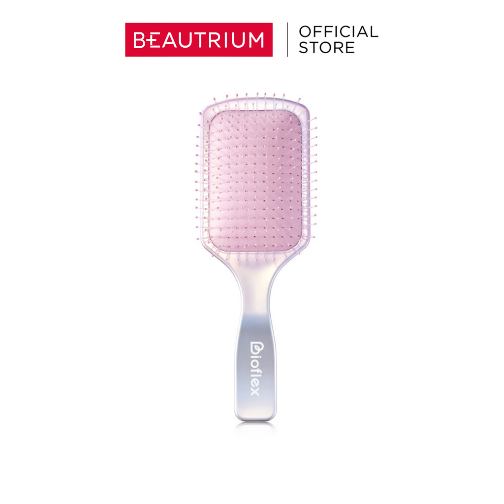 GLAMFIX Bioflex Detangling Bio-Keratin Brush Crystal Ripple-Blush หวีแปรง 1pc