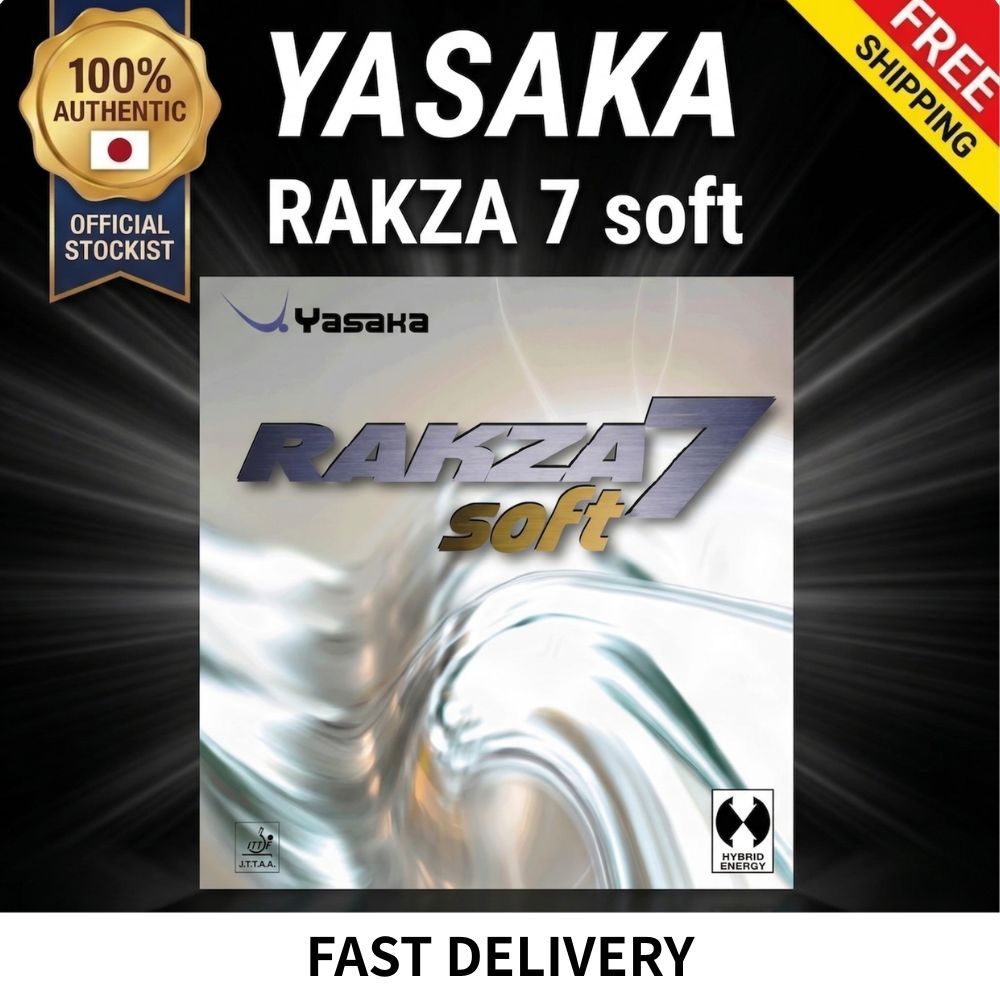 ยางปิงปองรุ่น "Yasaka Rakza 7 Soft" คุณสมบัติ: เป็นยางปิงปองแบบไฮบริดชนิดพลังงานสูง