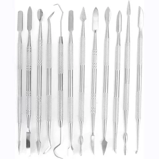 12 Pcs Wax Carvers Set Double Ended Wax eling Sculpting Tools Picks Polymer Pottery Clay Carving Tool
