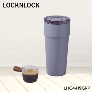 LocknLock แก้วน้ำเก็บอุณหภูมิเคลือบเซรามิก พร้อมหลอด Metro Cafe' Top Handle ความจุ 900ml. รุ่น LHC4419