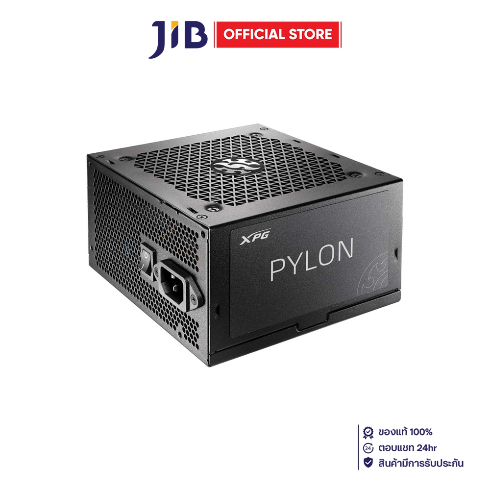 POWER SUPPLY (อุปกรณ์จ่ายไฟ) XPG PYLON 550W 80 PLUS BRONZE BLACK ATX