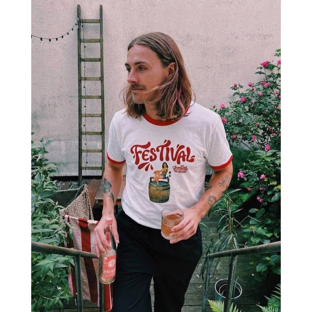 Surreal Ringer Tee สาวน้อยตกน้ำ