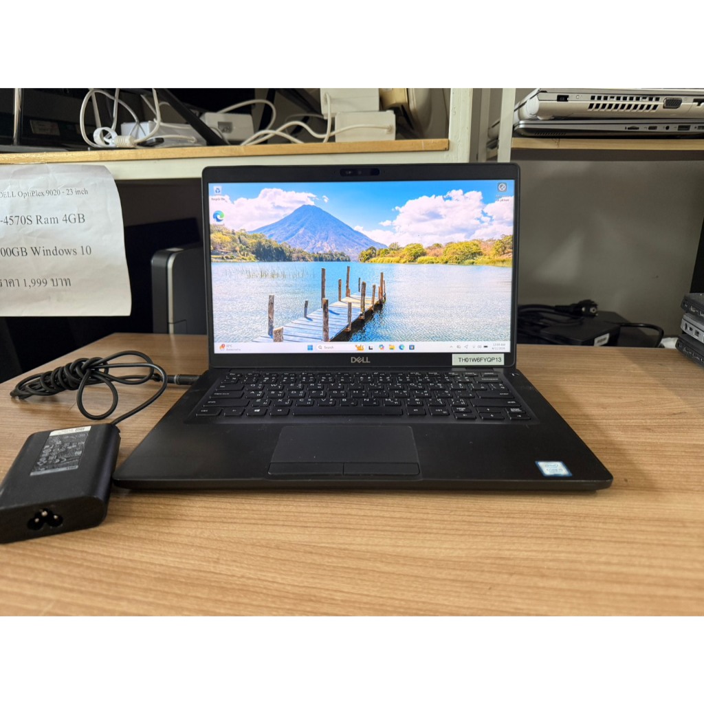 โน้ตบุ๊ค งานช่าง Dell Latitude 5400(i5-8365U/8GB/M.2 256GB) แบต 67% จอ Bright
