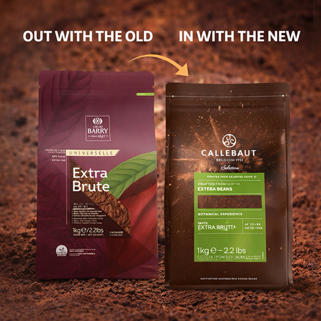 Cacao Barry Cocoa Powder Extra Brute#3สีเข้ม