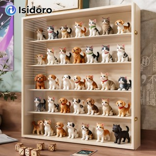 Isidoro ตู้โชว์ของเล่น ชั้นโชว์ ความจุขนาดใหญ่ ประตูใส กันฝุ…