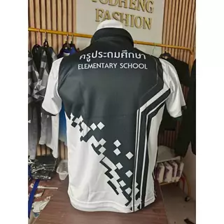 เสื้อคุณครูมี3แบบ ครูปฐมวัย ครูประถมศึกษา ครูมัธยมศึกษา เป็นเสื้อพิมพ์ลายทั้งตัวผ้าไมโครเม็ดข้าวสาร