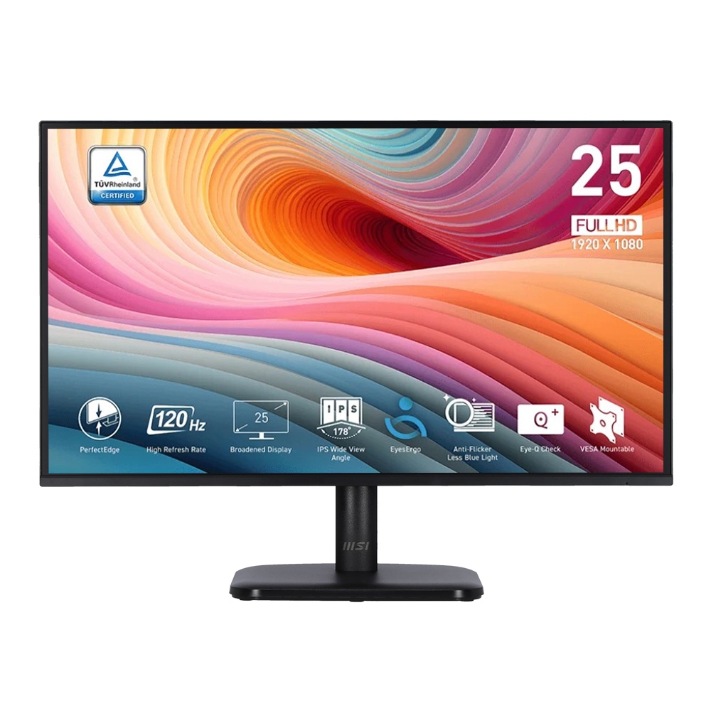 Monitor (จอมอนิเตอร์) MSI Pro MP251L E2 - 24.5 Inch IPS FHD 120Hz Adaptive Sync