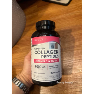 NeoCell Super Collagen Peptides + C & Biotin 6000 mg. 270 capsules นีโอเซลคอลลาเจน