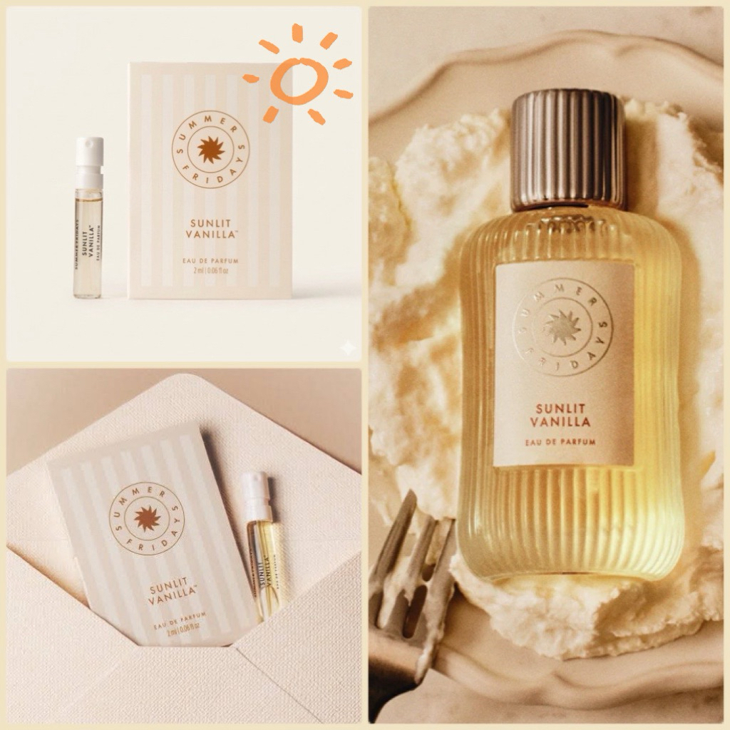 (Vial ของแท้)~🍨🌤️ Summer Fridays Sunlit Vanilla EDP🌤️🍨 Size 2ml New! 2026 แท้💯จากช้อป