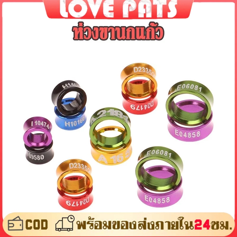 ห่วงนก หวงขานกกรงหัวจุก ห่วงนกฟอพัส ห่วงนกหงหยก ของแต่งนก ของเล่นนก COD ส่งในไทย