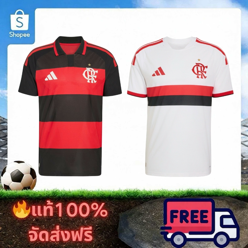 🔥แท้100% CR Flamengo 26 Home Authentic Jersey เสื้อฟุตบอล