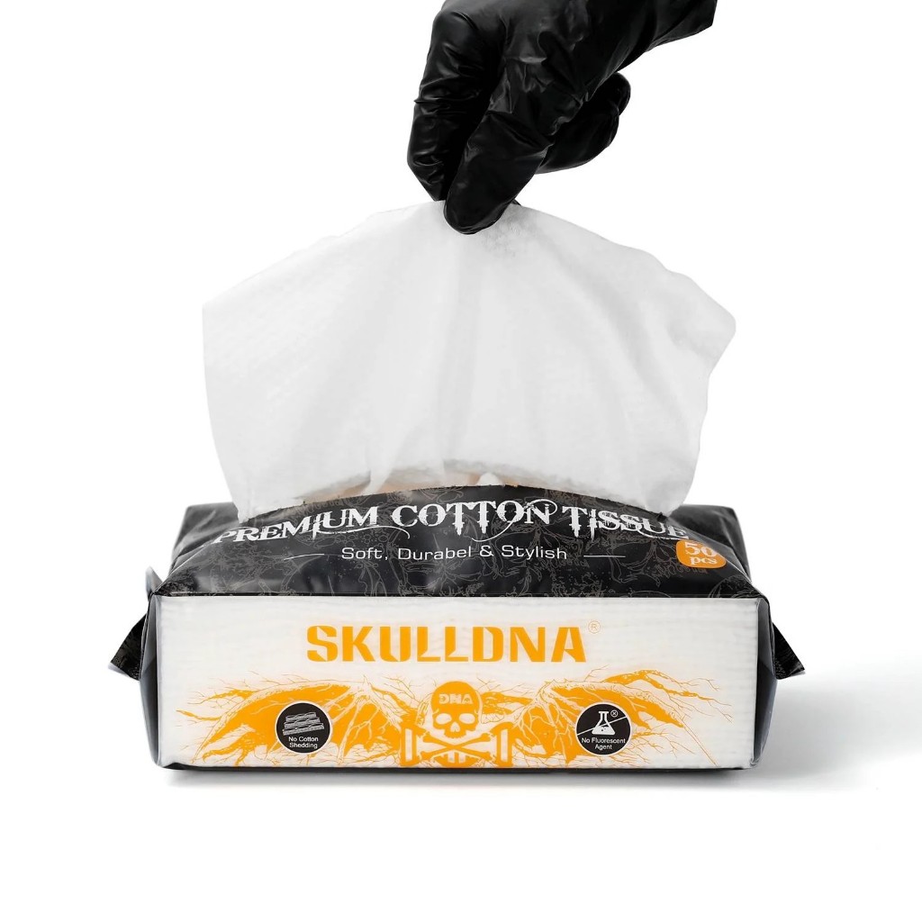 ผ้าเช็ดแห้ง Skulldna Premium Cotton Tissue