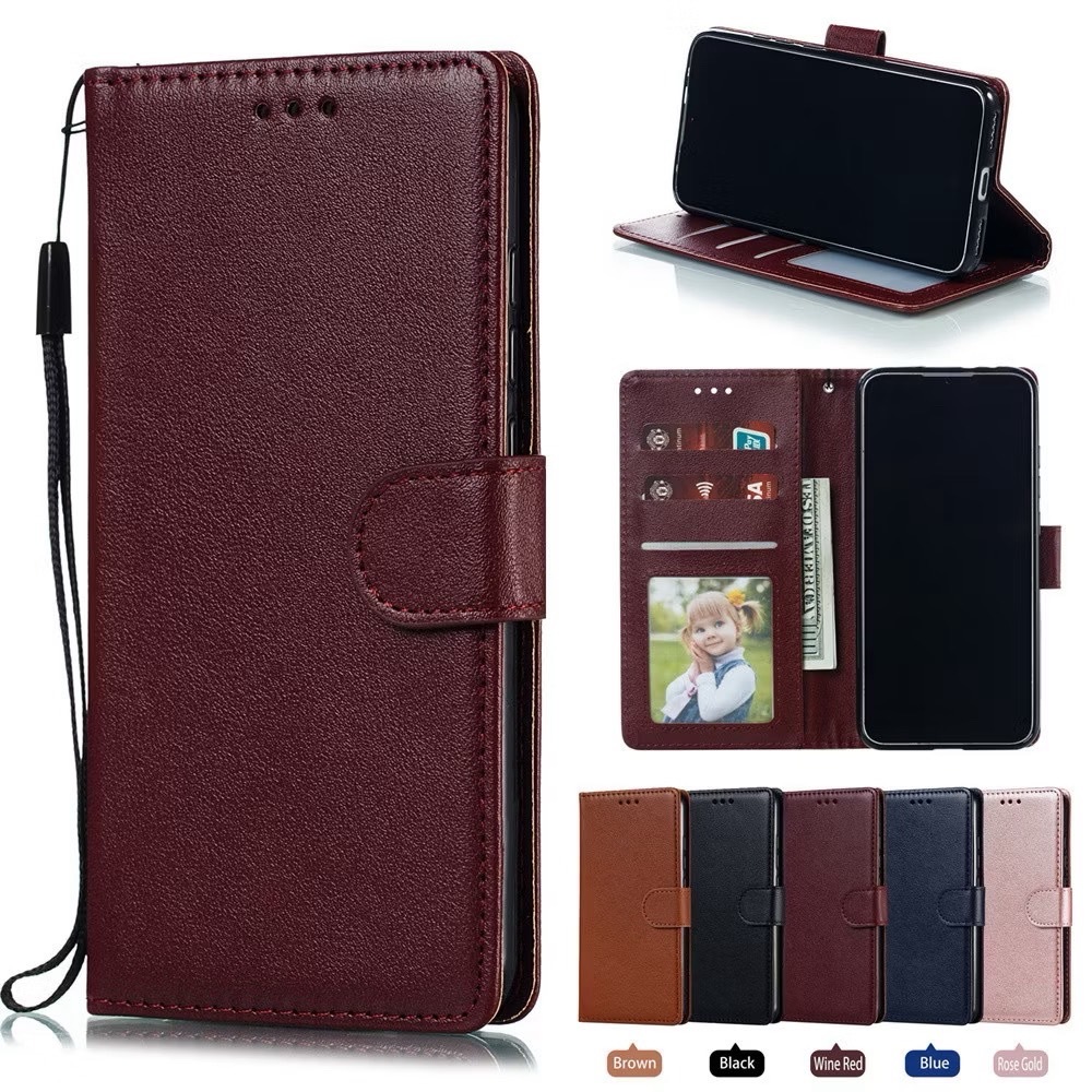 เคส ฝาพับ สำหรับ OPPO A6 A6X A6T A6C ฝาพับ ตั้งได้ พร้อมใส่บัตร สวยหรู (สินค้าพร้อมส่ง ส่งจากไทย)  BOSS