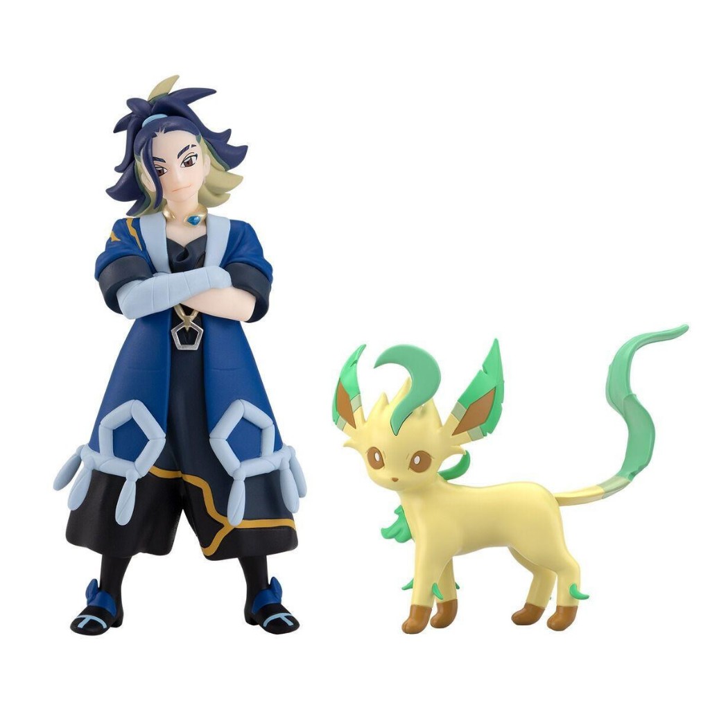 4570117924828 Bandai POKÉMON SCALE WORLD HISUI REGION ADAMAN & LEAFEON