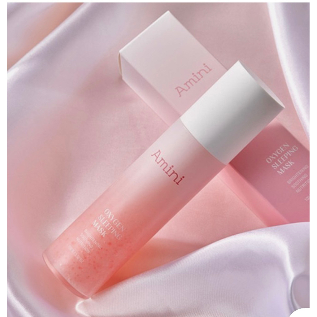 Amini Oxygen Sleeping Maskขนเป็นสลีปปิ้งมาสก์จากประเทศเกาหลีที่ใช้เทคโนโลยีออกซิเจนบับเบิลเพื่อช่วยฟื้นฟูผิวในขณะหลับ🥰